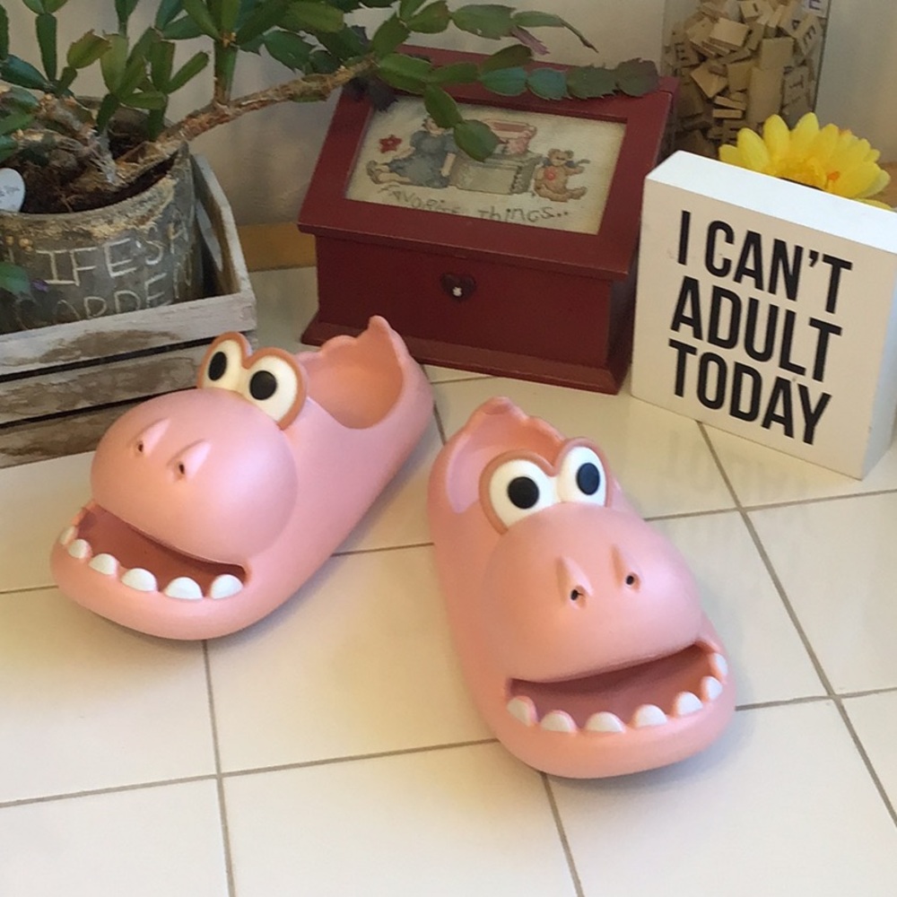 Cartoon Dinosaur Slippers (#6)